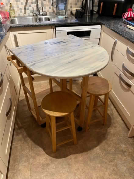 Photo of free Kitchen / Breakfast Table & Stools (LE12 Sileby) #4