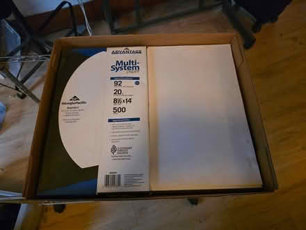 Photo of free Large format printer paper (Central District/Madrona) #1
