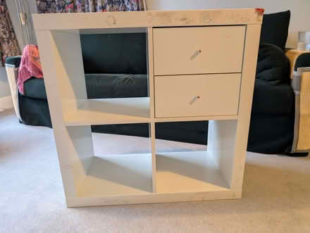 Photo of free 2×2 IKEA EXPEDIT storage unit with drawers (Dean Court OX2) #1