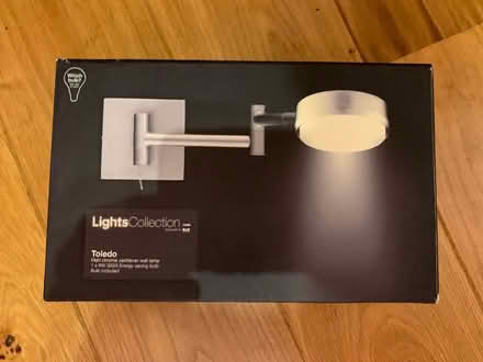 Photo of free Stainless steel wall lamp (Abbots Langley (WD5)) #2
