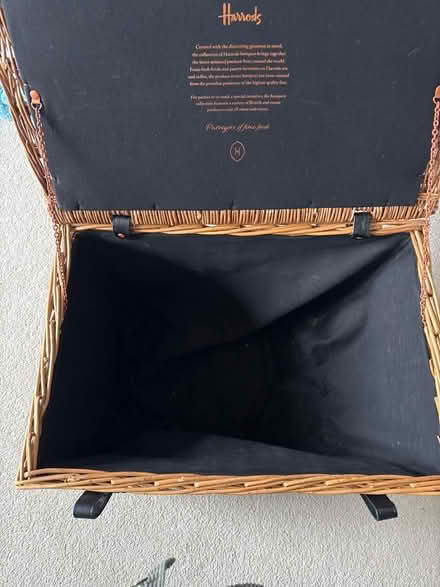 Photo of free Harrods basket (Broomgrove TN34) #3