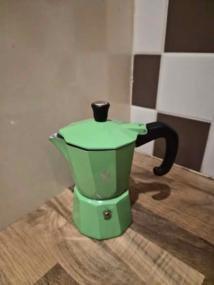 Photo of free Green coffee moka pot (Dun Laoghaire, Dublin) #1