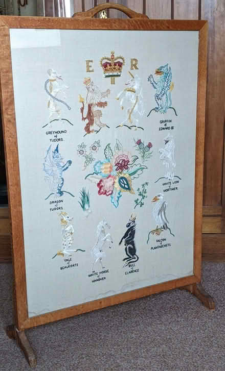 Photo of free Embroidered fire-screen (Higham Hill E17) #1