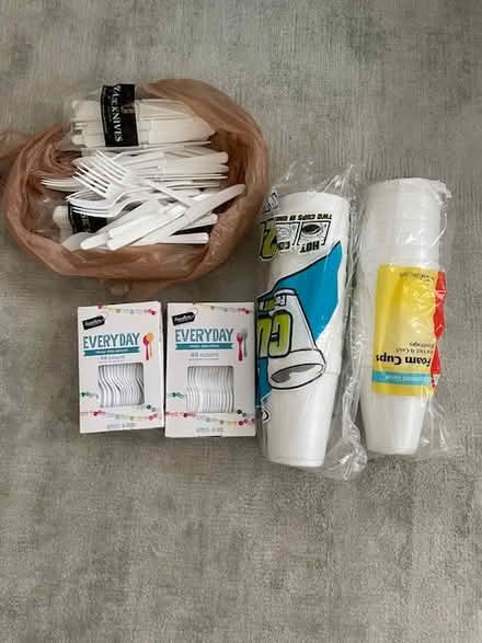 Photo of free Plastic Cutlery and Styrofoam Cups (Watertown Square) #1