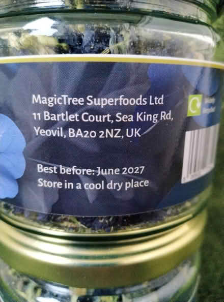 Photo of free 2 x bottles of Blue Tea (Eltham SE9) #1