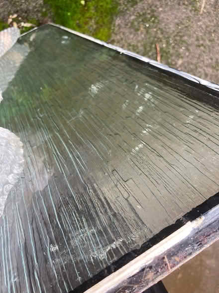 Photo of free frosted glass panel for a door (Glastonbury BA6) #2