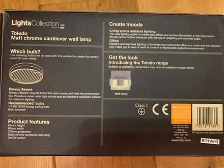 Photo of free Stainless steel wall lamp (Abbots Langley (WD5)) #3