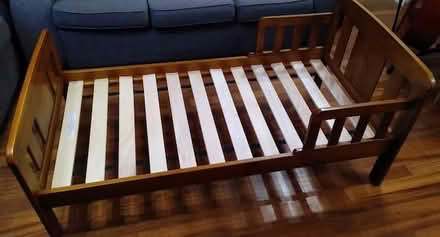 Photo of free Wooden child's bed with guards (Ealing W5) #1