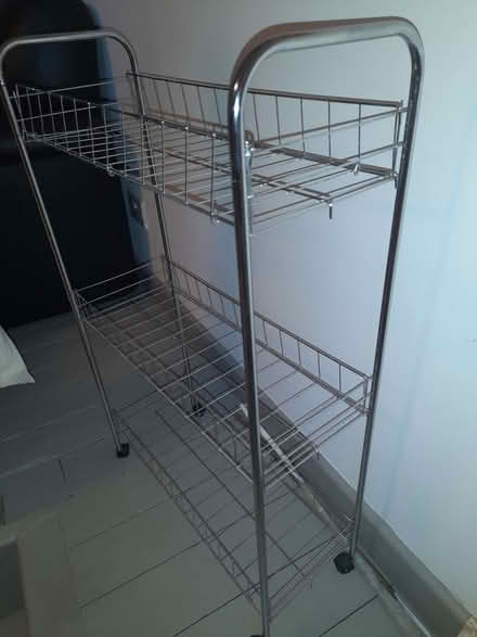 Photo of free 3-tier basket trolley (Castle Hall SK15) #2