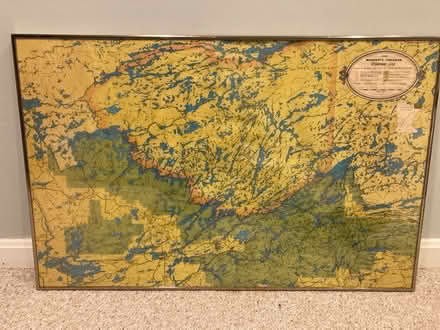 Photo of free Framed BWCA map (Darnsetown, Gaithersburg) #1