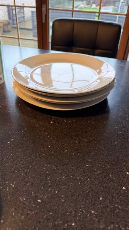 Photo of free Dinner plates x 5 (Letchworth SG6) #1