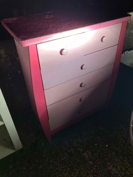 Photo of free Pink chest of draws (St Austell) #2