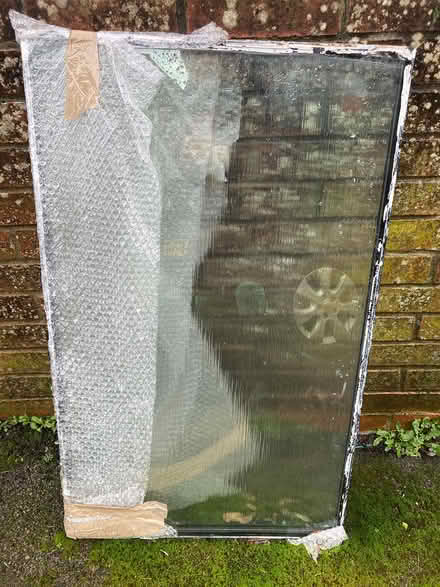 Photo of free frosted glass panel for a door (Glastonbury BA6) #1