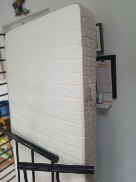 Photo of free Metal framed single bed and matress (Ballinteer Dublin 16) #1