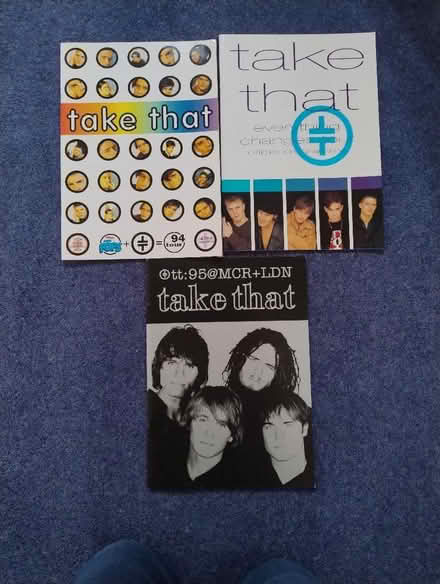 Photo of free Take That tour programmes (Cheadle Hulme SK8) #1