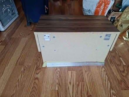 Photo of free Wood floating nightstand (Sunnyside) #3
