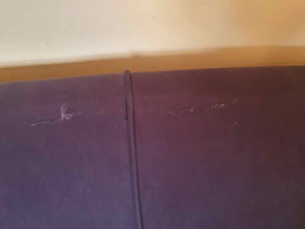 Photo of free Blue Velvety Sofabed (Glastonbury BA6) #4