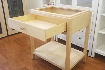 Photo of free Handmade shelf/butcher block (Leslieville) #1