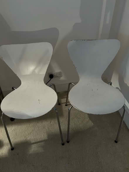 Photo of free Wood and chrome chairs (SW11) #2