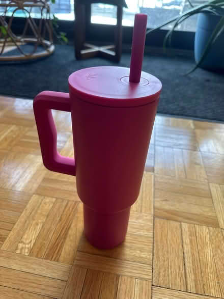 Photo of free Tall pink water bottle (Near the Morristown Hospital) #1