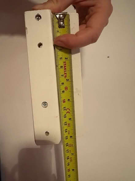 Photo of free White wooden shelf brackets (Stockport centre SK1) #2