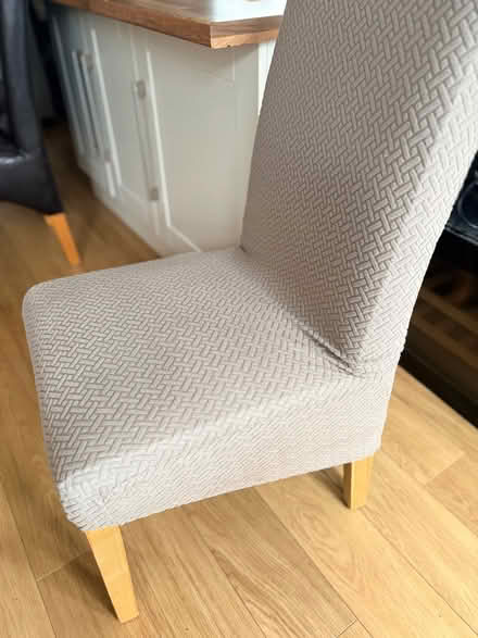 Photo of free Brown faux leather dining chairs (Benfleet SS7) #2