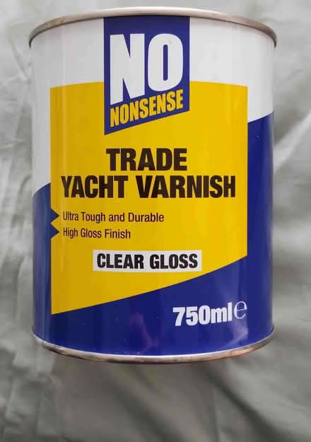Photo of free Unopend tin of yacht clear gloss varnish (Lye Valley OX3) #1