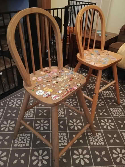 Photo of free 2 children's chairs (Park Road EH22) #2