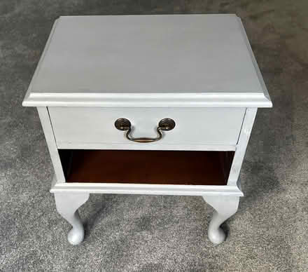 Photo of free Small grey bedside table (Alton GU34) #1