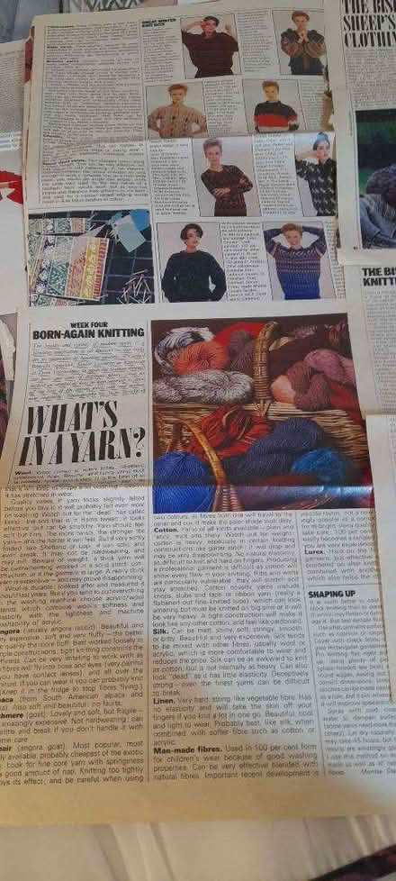 Photo of free Vintage Knitting Patterns and Articles (Wake Green B13) #1