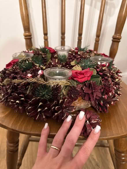 Photo of free Christmas wreath with candles (Newbury Park IG2) #2