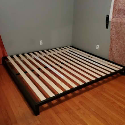 Photo of free Low Metal Bed Frame (Black)- King (Croydon CR0) #2