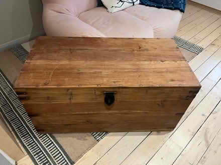 Photo of free Teak blanket box (Keymer BN6) #2