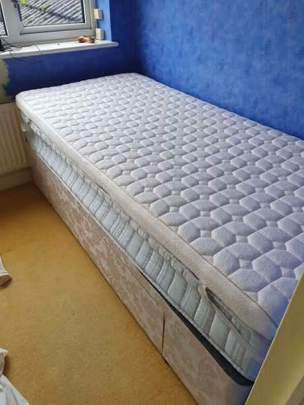 Photo of free Single bed with mattress and topper (Pednor Bottom HP5) #1