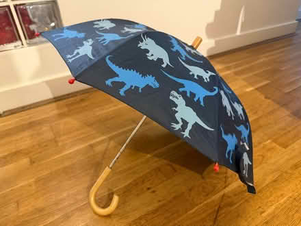 Photo of free Children umbrella, blue dinosaur, Hatley brand (Canonbury N1) #1