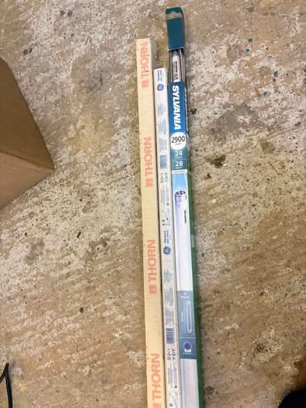 Photo of free Three fluorescent bulbs (Hertford Heath SG13) #1