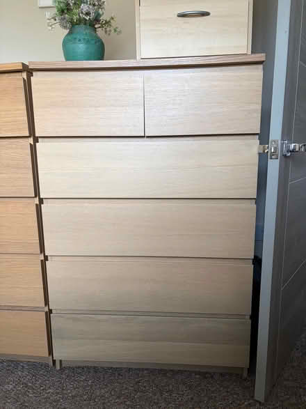 Photo of free Large IKEA set of drawers. H122 x W80 x 49 cms (Bare LA4) #1