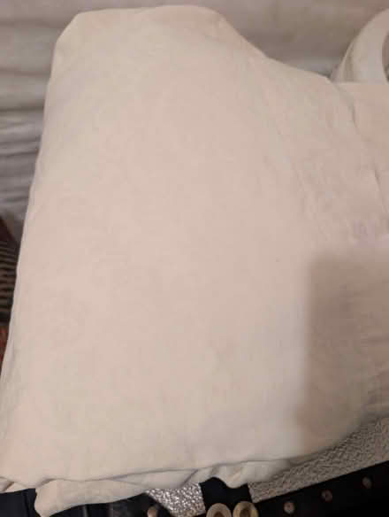 Photo of free A pair of cream curtains (Oughtibridge S35) #4