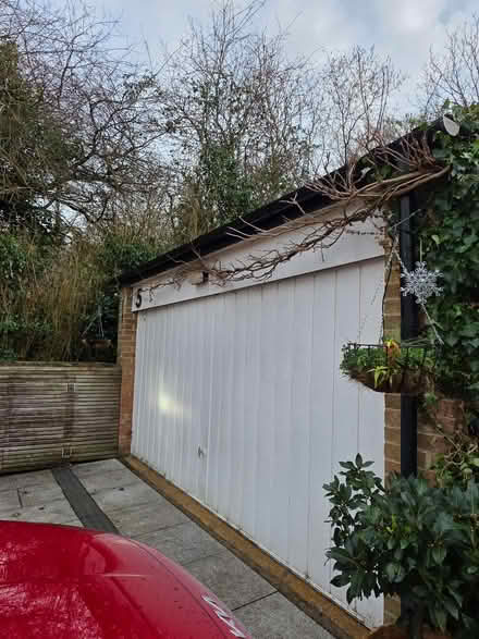 Photo of free Double heavy duty metal garage door and fittings and motor (Iffley OX4) #1