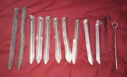 Photo of free 12 metal tent pegs (Winterbourne, Lewes. BN7) #1
