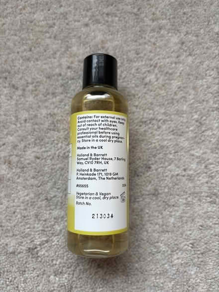 Photo of free Organic Castor oil (Oughtibridge S35) #3