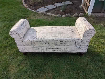 Photo of free Cute French style ottoman bench (Downtown Renton) #1