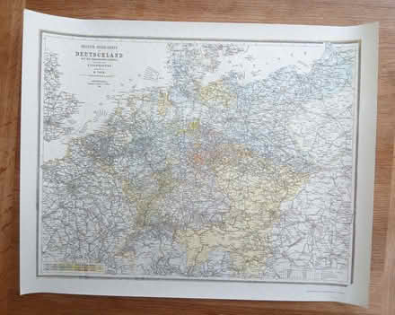 Photo of free German Railway Map Bahnkarte Deutschland (North Hinksey OX2) #1