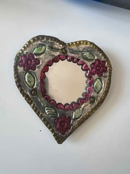 Photo of free Small heart-shaped mirror (Ossining) #1