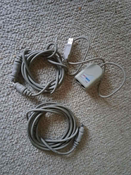 Photo of free Old PS/2 (mini-DIN) cables for old PCs (Caversham RG4) #1