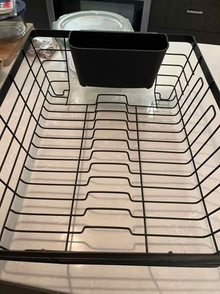 Photo of free Black metal dish rack (Adams Morgan/ DuPont Circle) #1