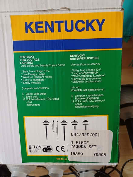 Photo of free Garden/outdoor lighting kit (Cutteslowe OX2) #2