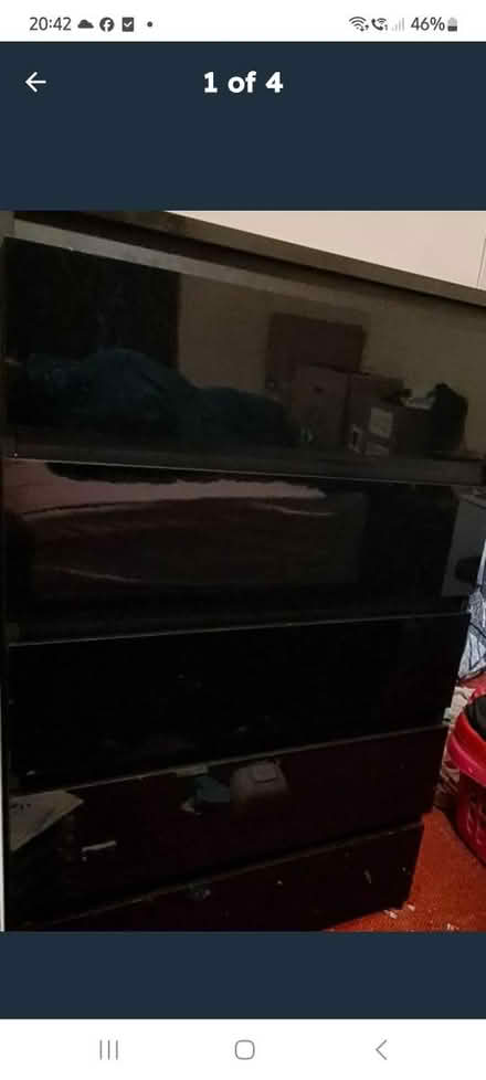 Photo of free Black chest of drawers (Hythe Southampton SO45) #2