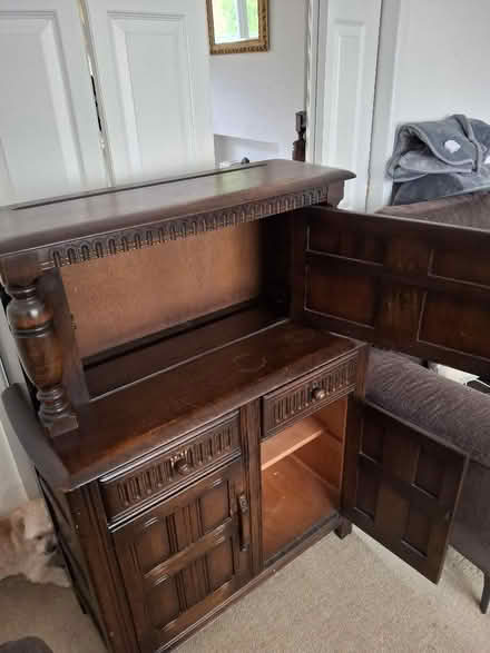 Photo of free Old reproduction antique cupboard (Higher Irlam M44) #2