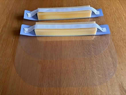 Photo of free Two Face Shields Reusable (Cookhill B49) #2